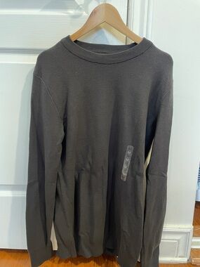 NEW Celio Charcoal Knit Long Sleeve Sweater size M